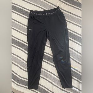 Small women’s under armor joggers in black